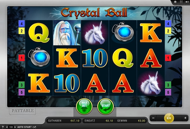 bally wulff online crystal ball übersicht