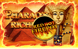 pharaohs riches online spielothek red hot firepot logo