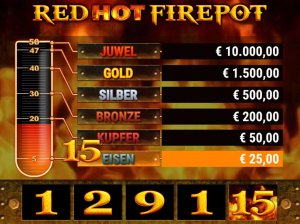 Bally Wulff Red Hot Firepot Ausspielung