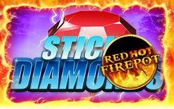 sticky diamond online spielothek red hot firepot logo