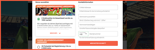 leo vegas paypal wettanbieter anmeldung banner