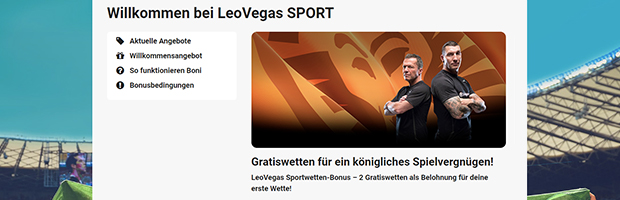 leo vegas paypal wettanbieter willkommensangebot banner